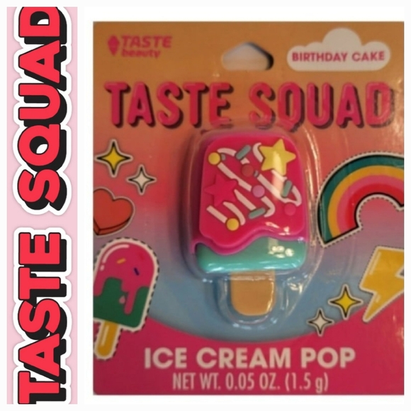 Taste Beauty x Ice Cream Pop Lip Balm- Birthday Cake - Picture 1 of 4